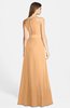 ColsBM Leah Apricot Luxury A-line Sleeveless Zip up Chiffon Floor Length Bridesmaid Dresses