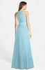 ColsBM Leah Aqua Luxury A-line Sleeveless Zip up Chiffon Floor Length Bridesmaid Dresses