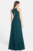ColsBM Leah Blue Green Luxury A-line Sleeveless Zip up Chiffon Floor Length Bridesmaid Dresses