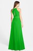 ColsBM Leah Classic Green Luxury A-line Sleeveless Zip up Chiffon Floor Length Bridesmaid Dresses