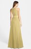 ColsBM Leah Gold Luxury A-line Sleeveless Zip up Chiffon Floor Length Bridesmaid Dresses