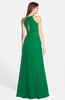 ColsBM Leah Green Luxury A-line Sleeveless Zip up Chiffon Floor Length Bridesmaid Dresses