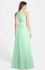ColsBM Leah Honeydew Luxury A-line Sleeveless Zip up Chiffon Floor Length Bridesmaid Dresses