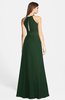 ColsBM Leah Hunter Green Luxury A-line Sleeveless Zip up Chiffon Floor Length Bridesmaid Dresses