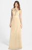 ColsBM Leah Marzipan Luxury A-line Sleeveless Zip up Chiffon Floor Length Bridesmaid Dresses
