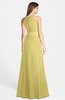 ColsBM Leah Misted Yellow Luxury A-line Sleeveless Zip up Chiffon Floor Length Bridesmaid Dresses