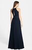 ColsBM Leah Navy Blue Luxury A-line Sleeveless Zip up Chiffon Floor Length Bridesmaid Dresses