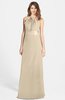 ColsBM Leah Novelle Peach Luxury A-line Sleeveless Zip up Chiffon Floor Length Bridesmaid Dresses