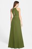 ColsBM Leah Olive Green Luxury A-line Sleeveless Zip up Chiffon Floor Length Bridesmaid Dresses