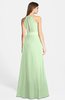 ColsBM Leah Pale Green Luxury A-line Sleeveless Zip up Chiffon Floor Length Bridesmaid Dresses