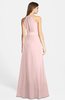 ColsBM Leah Pastel Pink Luxury A-line Sleeveless Zip up Chiffon Floor Length Bridesmaid Dresses