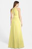 ColsBM Leah Pastel Yellow Luxury A-line Sleeveless Zip up Chiffon Floor Length Bridesmaid Dresses