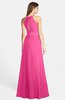 ColsBM Leah Rose Pink Luxury A-line Sleeveless Zip up Chiffon Floor Length Bridesmaid Dresses