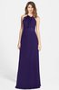 ColsBM Leah Royal Purple Luxury A-line Sleeveless Zip up Chiffon Floor Length Bridesmaid Dresses