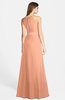 ColsBM Leah Salmon Luxury A-line Sleeveless Zip up Chiffon Floor Length Bridesmaid Dresses