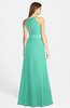 ColsBM Leah Seafoam Green Luxury A-line Sleeveless Zip up Chiffon Floor Length Bridesmaid Dresses