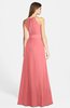 ColsBM Leah Shell Pink Luxury A-line Sleeveless Zip up Chiffon Floor Length Bridesmaid Dresses