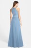 ColsBM Leah Sky Blue Luxury A-line Sleeveless Zip up Chiffon Floor Length Bridesmaid Dresses