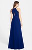 ColsBM Leah Sodalite Blue Luxury A-line Sleeveless Zip up Chiffon Floor Length Bridesmaid Dresses