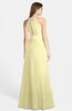 ColsBM Leah Soft Yellow Luxury A-line Sleeveless Zip up Chiffon Floor Length Bridesmaid Dresses