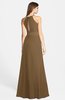 ColsBM Leah Truffle Luxury A-line Sleeveless Zip up Chiffon Floor Length Bridesmaid Dresses