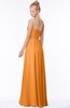 ColsBM Brooke Orange  Sweetheart Zip up Floor Length Ruching Bridesmaid Dresses
