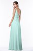 ColsBM Sariah Blue Glass Elegant Fit-n-Flare Zip up Chiffon Floor Length Bridesmaid Dresses