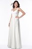 ColsBM Sariah Cloud White Elegant Fit-n-Flare Zip up Chiffon Floor Length Bridesmaid Dresses