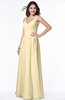 ColsBM Sariah Cornhusk Elegant Fit-n-Flare Zip up Chiffon Floor Length Bridesmaid Dresses