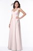 ColsBM Sariah Light Pink Elegant Fit-n-Flare Zip up Chiffon Floor Length Bridesmaid Dresses