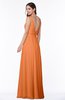 ColsBM Sariah Mango Elegant Fit-n-Flare Zip up Chiffon Floor Length Bridesmaid Dresses