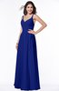 ColsBM Sariah Nautical Blue Elegant Fit-n-Flare Zip up Chiffon Floor Length Bridesmaid Dresses