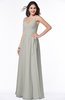ColsBM Sariah Platinum Elegant Fit-n-Flare Zip up Chiffon Floor Length Bridesmaid Dresses