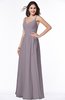 ColsBM Sariah Sea Fog Elegant Fit-n-Flare Zip up Chiffon Floor Length Bridesmaid Dresses