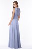 ColsBM Alison Blue Heron Glamorous A-line Zip up Chiffon Floor Length Pleated Bridesmaid Dresses