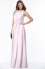 ColsBM Alison Blush Glamorous A-line Zip up Chiffon Floor Length Pleated Bridesmaid Dresses