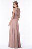 ColsBM Alison Bridal Rose Glamorous A-line Zip up Chiffon Floor Length Pleated Bridesmaid Dresses