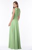 ColsBM Alison Gleam Glamorous A-line Zip up Chiffon Floor Length Pleated Bridesmaid Dresses