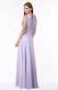 ColsBM Alison Light Purple Glamorous A-line Zip up Chiffon Floor Length Pleated Bridesmaid Dresses
