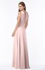 ColsBM Alison Pastel Pink Glamorous A-line Zip up Chiffon Floor Length Pleated Bridesmaid Dresses