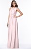 ColsBM Alison Petal Pink Glamorous A-line Zip up Chiffon Floor Length Pleated Bridesmaid Dresses