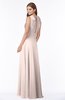 ColsBM Alison Silver Peony Glamorous A-line Zip up Chiffon Floor Length Pleated Bridesmaid Dresses