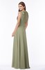 ColsBM Alison Sponge Glamorous A-line Zip up Chiffon Floor Length Pleated Bridesmaid Dresses