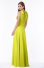 ColsBM Alison Sulphur Spring Glamorous A-line Zip up Chiffon Floor Length Pleated Bridesmaid Dresses