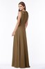 ColsBM Alison Truffle Glamorous A-line Zip up Chiffon Floor Length Pleated Bridesmaid Dresses