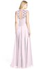 ColsBM Kara Blush Modest Fit-n-Flare V-neck Sleeveless Chiffon Floor Length Bridesmaid Dresses