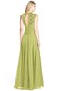 ColsBM Kara Linden Green Modest Fit-n-Flare V-neck Sleeveless Chiffon Floor Length Bridesmaid Dresses