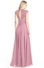 ColsBM Kara Rosebloom Modest Fit-n-Flare V-neck Sleeveless Chiffon Floor Length Bridesmaid Dresses