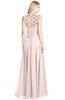ColsBM Kara Silver Peony Modest Fit-n-Flare V-neck Sleeveless Chiffon Floor Length Bridesmaid Dresses