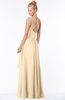 ColsBM Allison Apricot Gelato Gorgeous Sleeveless Zip up Floor Length Ruching Bridesmaid Dresses